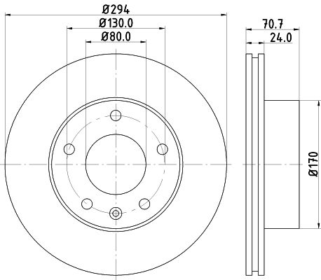 HELLA PAGID Piduriketas 8DD 355 113-391